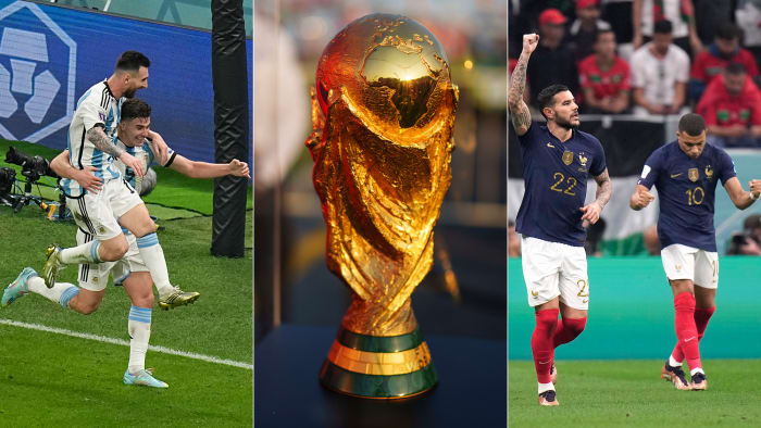 Argentina and France are playing for the 2022 World Cup title